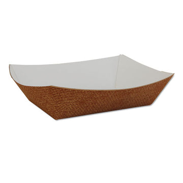 SCT® Hearthstone Food Trays, 5 Lb Capacity, 8.48 X 5.85 X 2.32, Brown, 500-carton freeshipping - TVN Wholesale